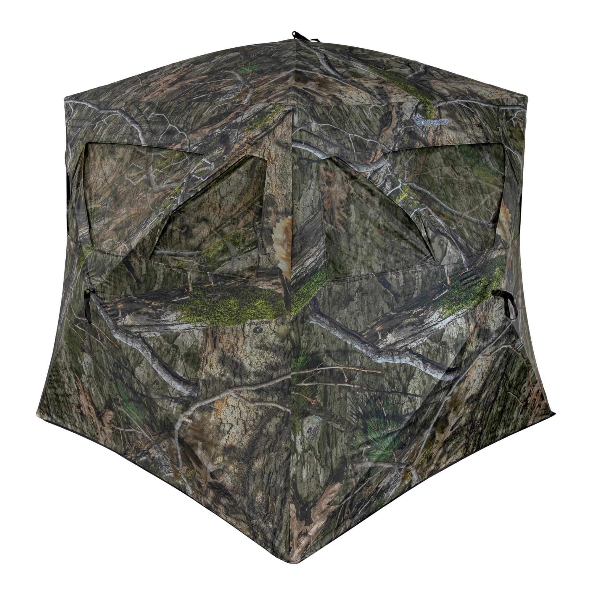 Ameristep Care Taker Wide Bottom Ground Blind — 57% More Floor Space, Silent Hook and Elastic Triangular Window System, Model# AM-AMEBL3022-WB